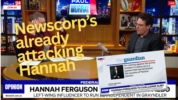 Murdoch Media is already attacking Hannah Ferguson