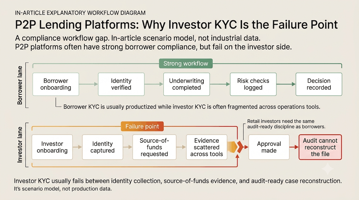 P2P investor KYC audit illustration