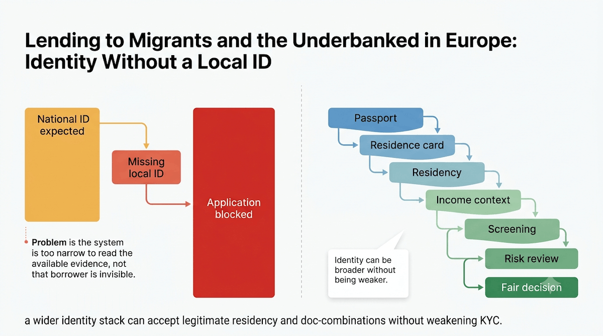 Financial inclusion identity stack illustration