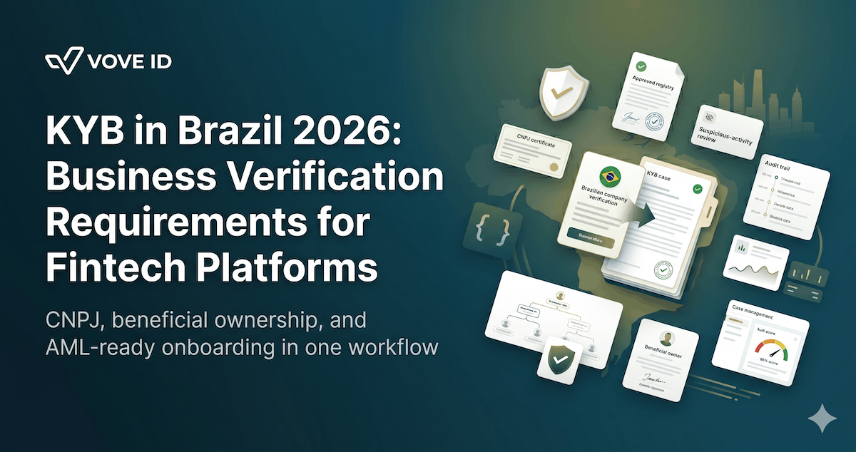 KYB in Brazil 2026: Business Verification Requirements for Fintech Platforms