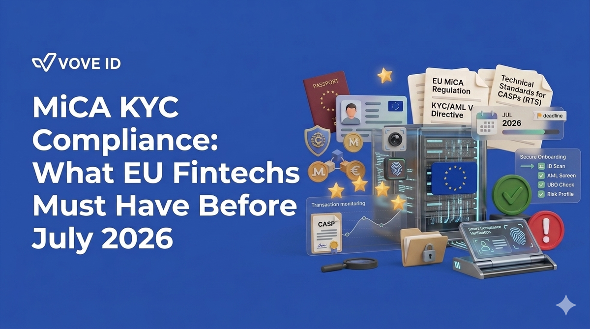 MiCA KYC Compliance: What EU Fintechs Must Have Before July 2026