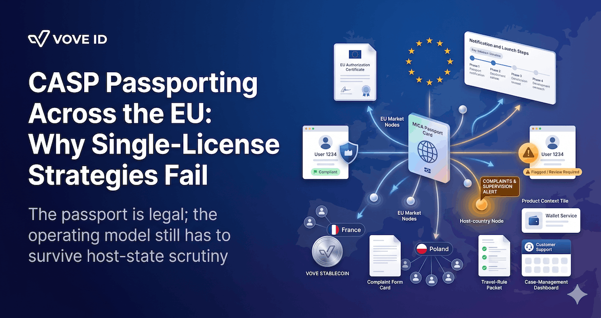 CASP Passporting Across the EU: Why Single-License Strategies Fail