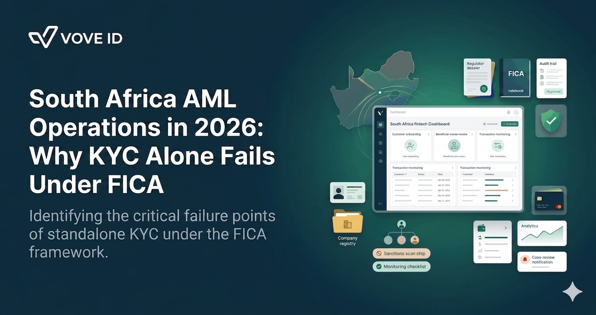 South Africa AML Operations in 2026: Why KYC Alone Fails Under FICA