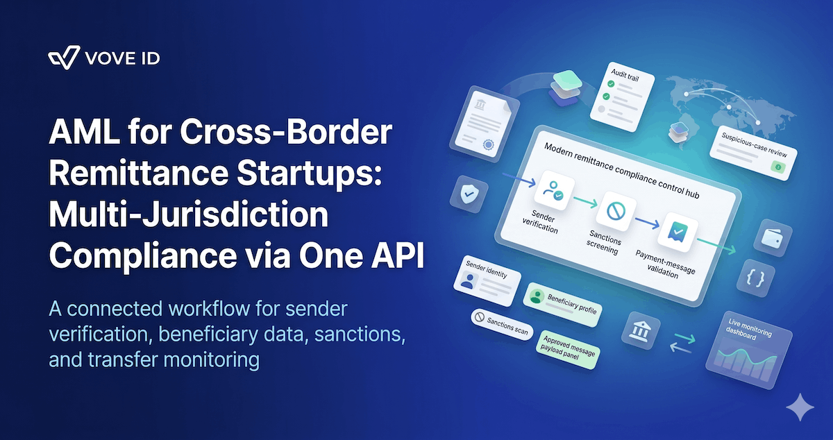 AML for Cross-Border Remittance Startups: Multi-Jurisdiction Compliance via One API