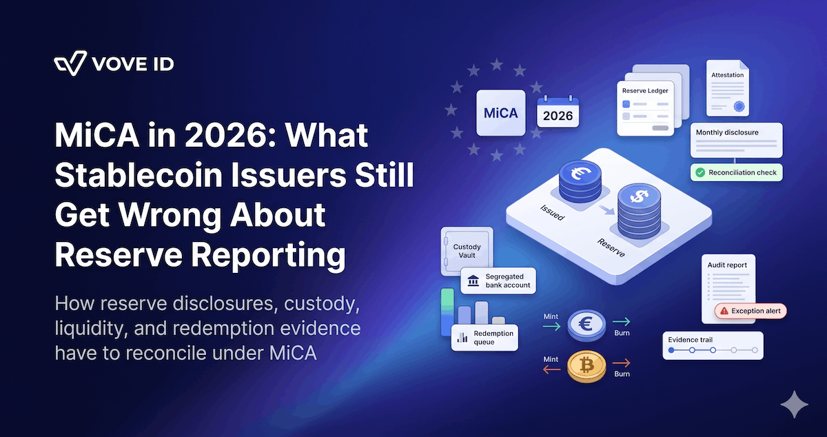MiCA in 2026: What Stablecoin Issuers Still Get Wrong About Reserve Reporting