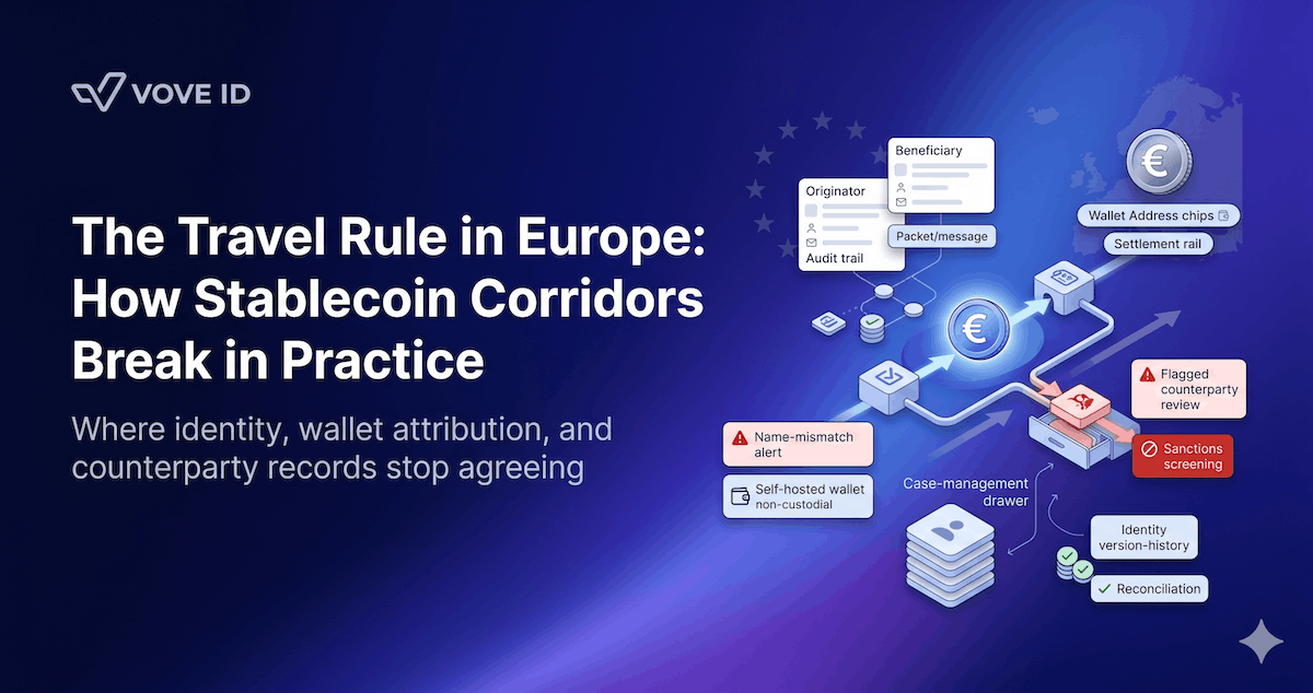 The Travel Rule in Europe: How Stablecoin Corridors Break in Practice