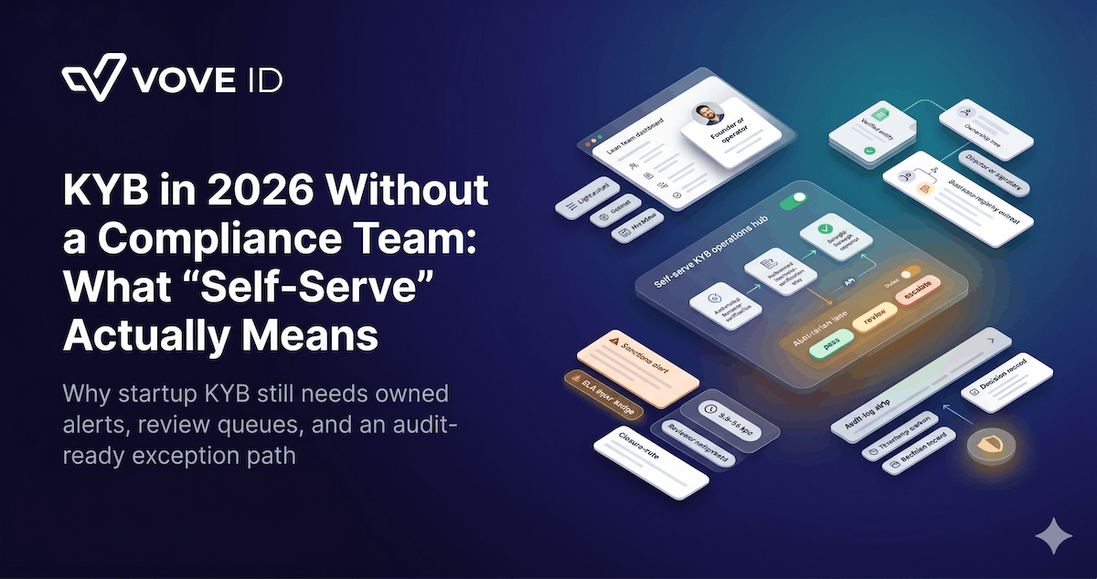 KYB in 2026 Without a Compliance Team: What "Self-Serve" Actually Means