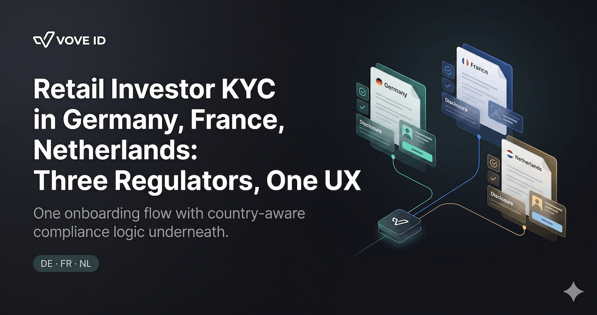 Retail Investor KYC in Germany, France, Netherlands: Three Regulators, One UX