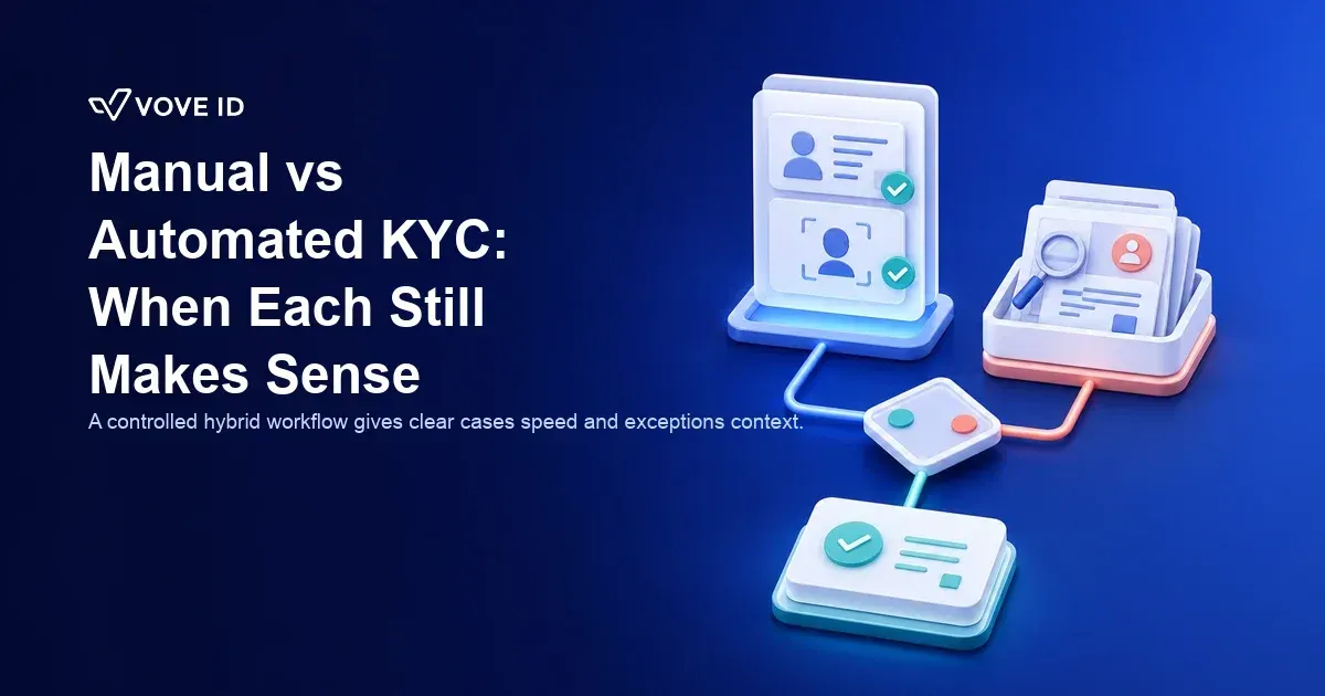 Manual vs Automated KYC: When Each Still Makes Sense