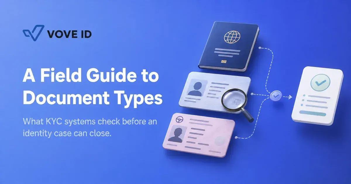 A Field Guide to Document Types: What KYC Systems Check For