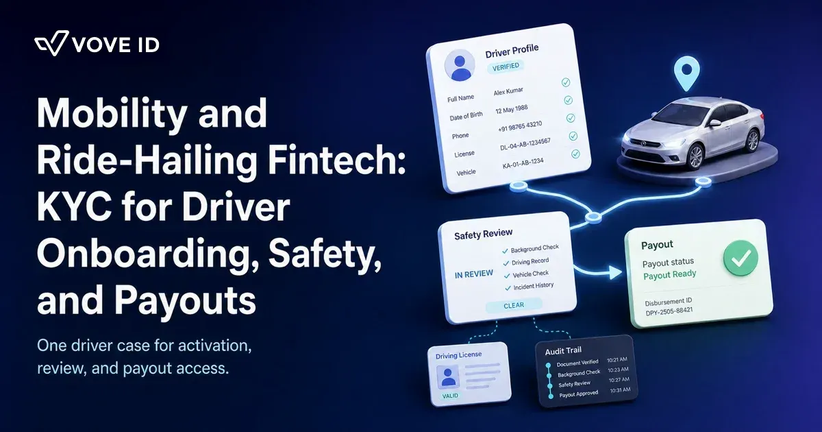 Mobility and Ride-Hailing Fintech: KYC for Driver Onboarding, Safety, and Payouts