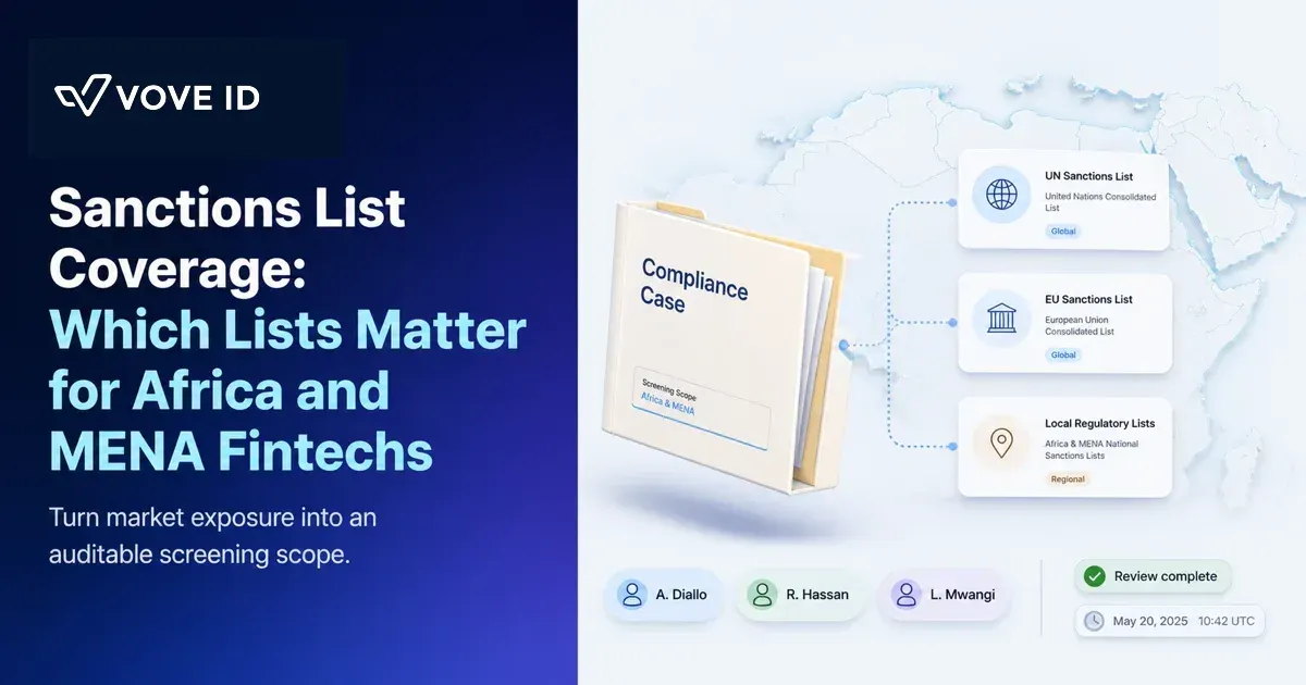 Sanctions List Coverage: Which Lists Matter for Africa and MENA Fintechs