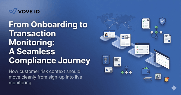 From Onboarding to Transaction Monitoring: Designing a Seamless Compliance Journey
