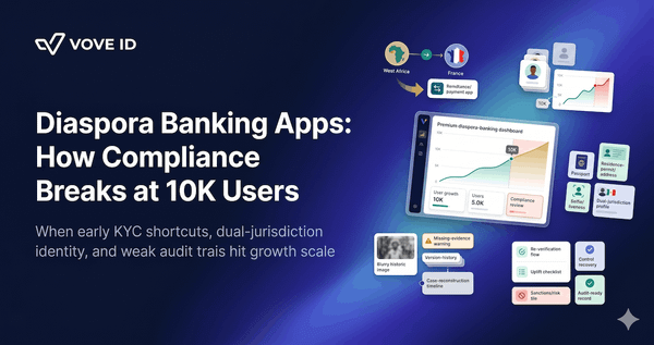Why diaspora banking apps become compliance risks at 10K users — and how to fix the record before the regulator asks