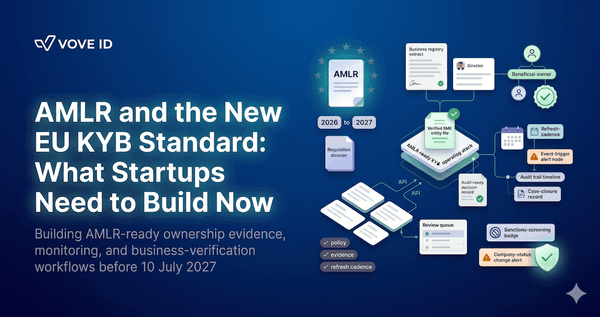 AMLR and the New EU KYB Standard: What Startups Need to Build Now