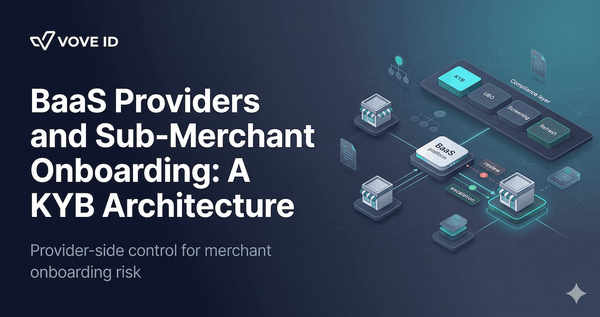BaaS Providers and Sub-Merchant Onboarding: A KYB Architecture