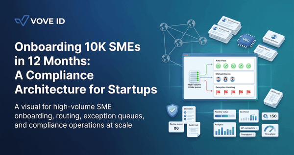 Onboarding 10K SMEs in 12 Months: A Compliance Architecture for Startups