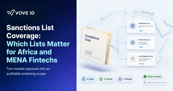 Sanctions List Coverage: Which Lists Matter for Africa and MENA Fintechs
