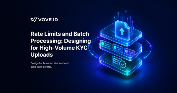 Rate Limits and Batch Processing: Designing for High-Volume KYC Uploads