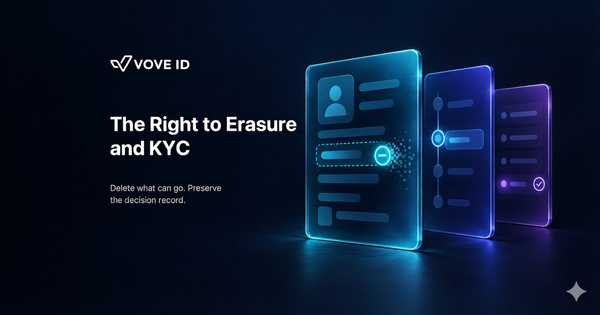 The Right to Erasure and KYC: Deleting Biometric Data Without Breaking the Audit Trail