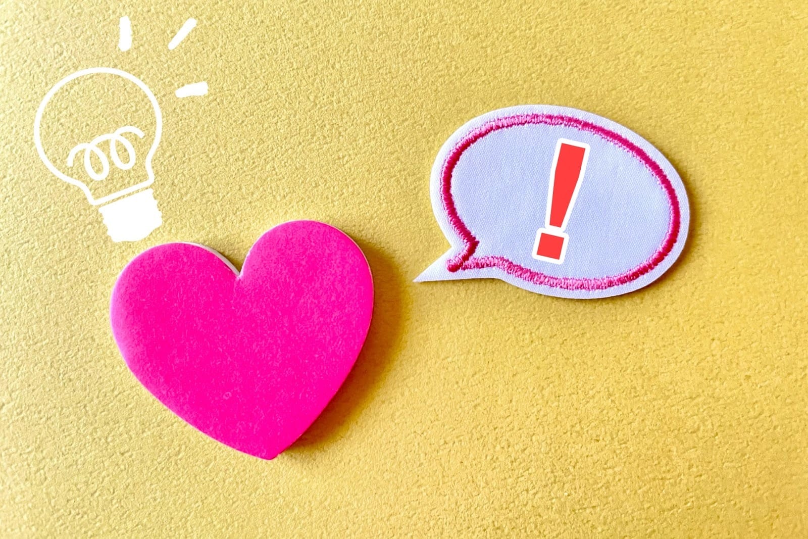 アイデアが思いつく様子