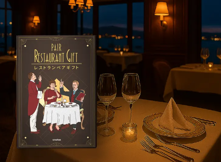 [ペア]カタログギフト・レストランペア・ゴールド