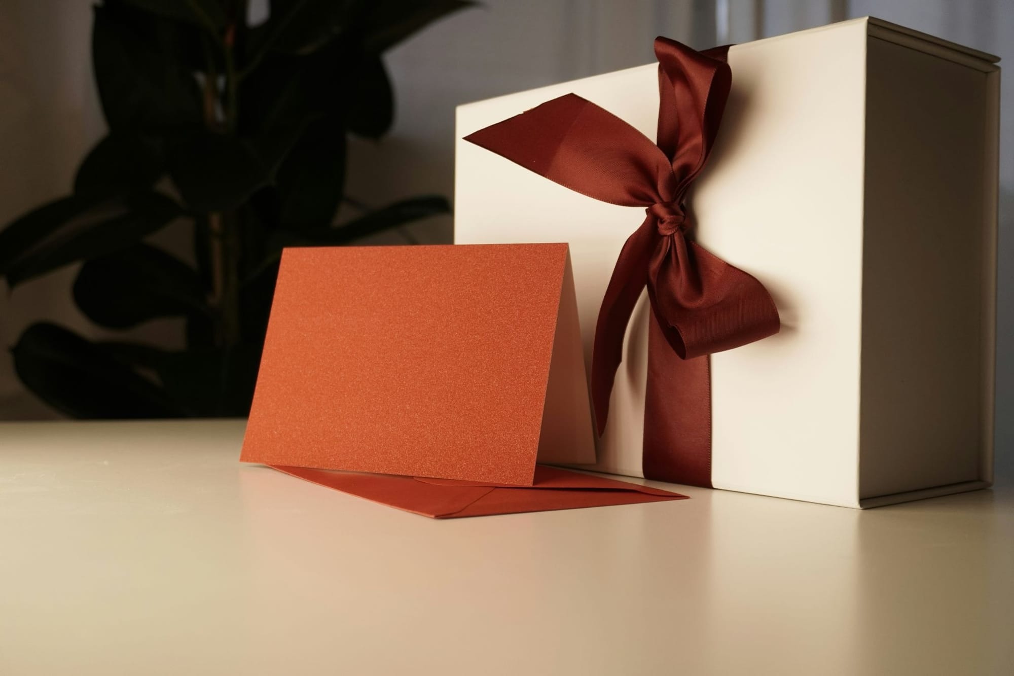 メッセージカードが添えられた友達への結婚祝いのお返し・内祝い
