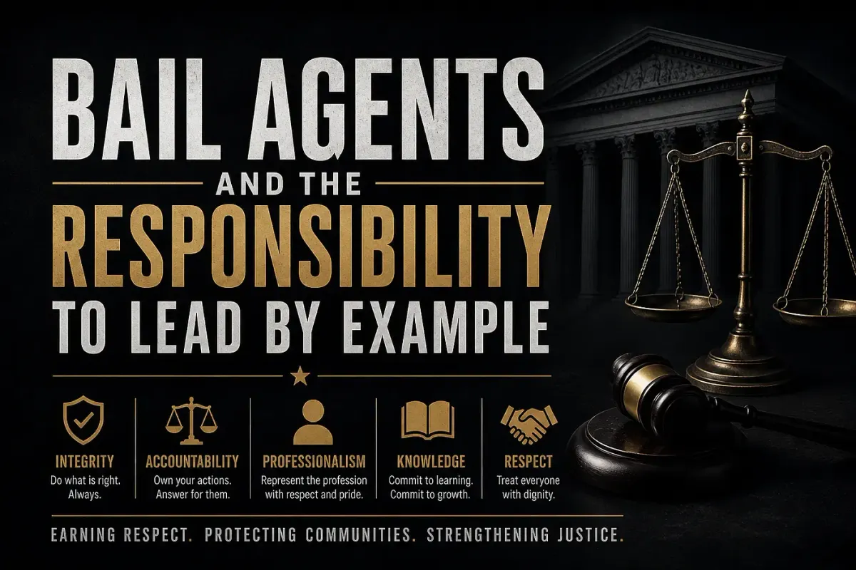 Bail Agents and the Responsibility to Lead by Example