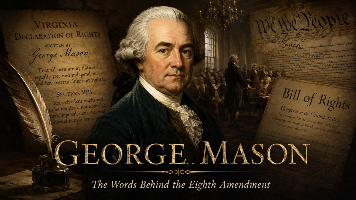 George Mason, the Clause He Refused to Compromise, and the Bill of Rights He Forced Into Existence