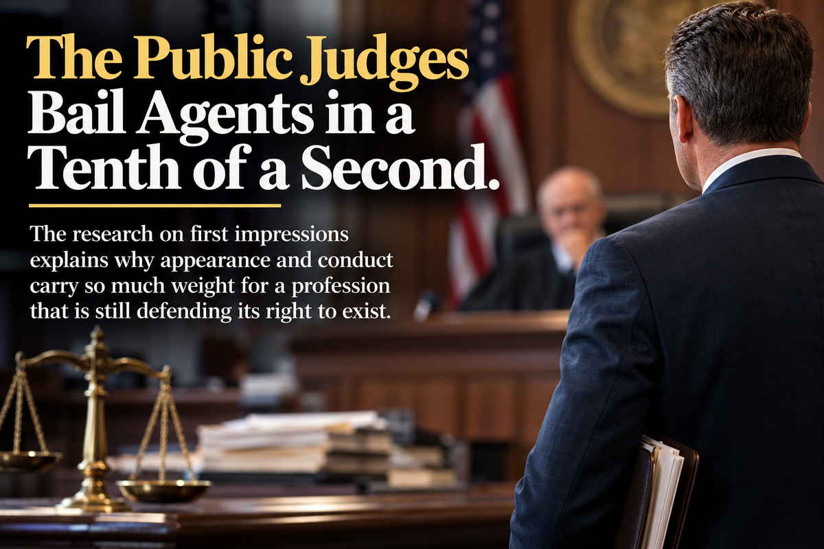 The Public Judges Bail Agents in a Tenth of a Second