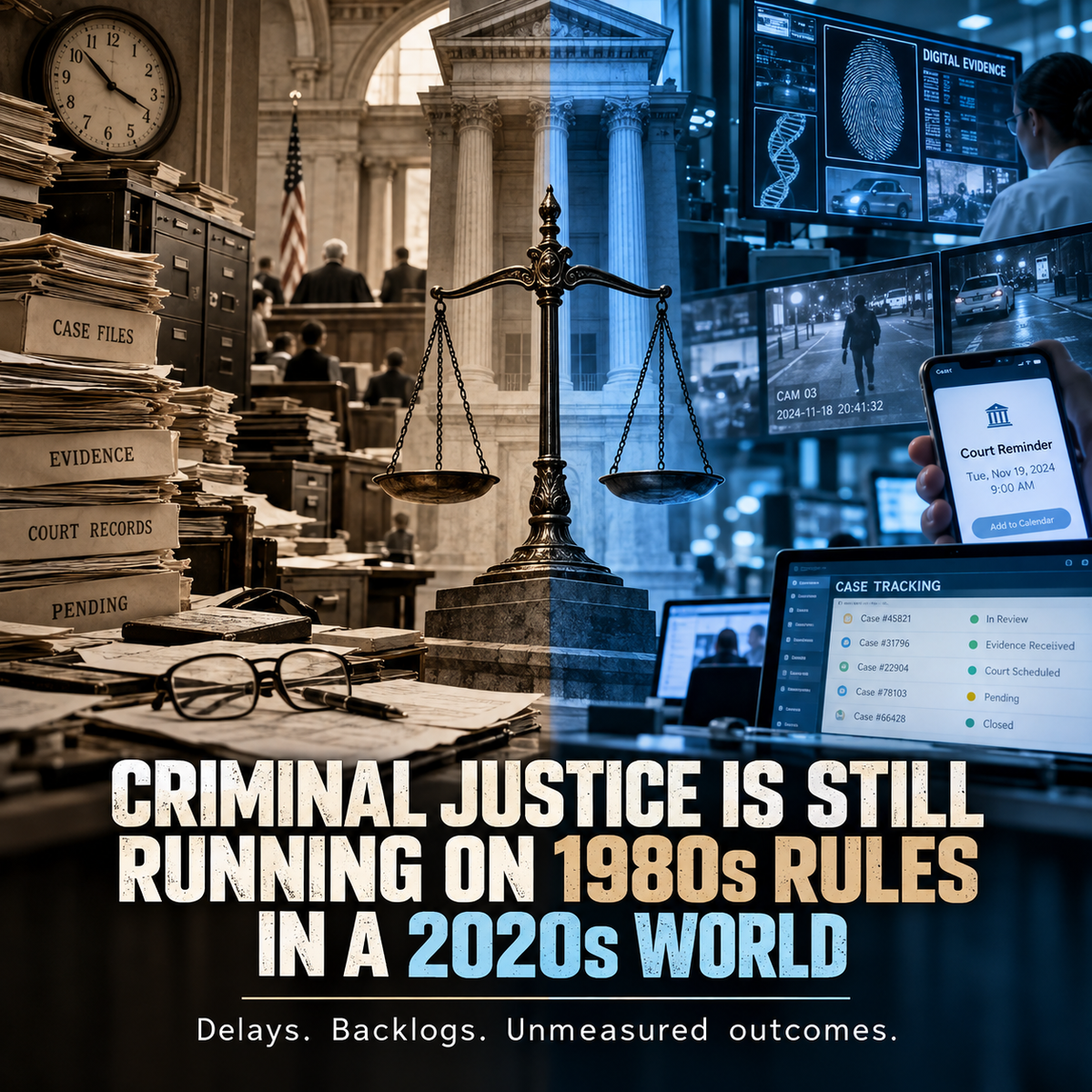 Criminal Justice Is Still Running on 1980s Rules in a 2020s World