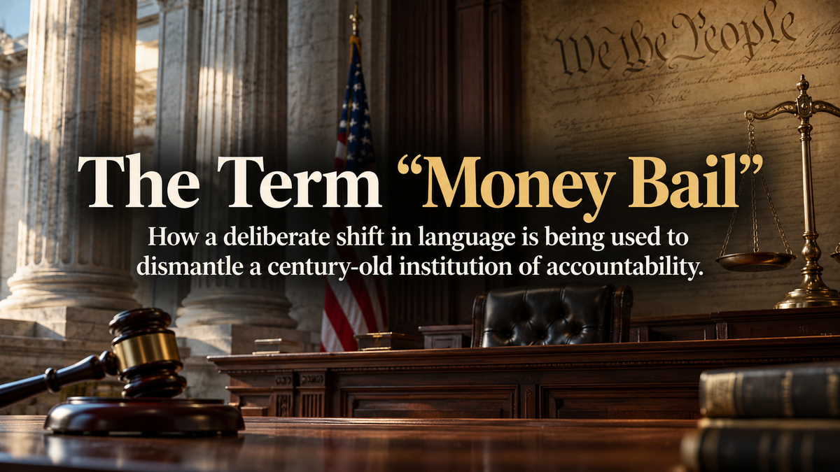 It's not "Money Bail" it's Professional Surety Bail