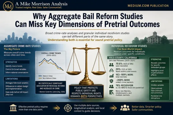 Why Aggregate Bail Reform Studies Can Miss Key Dimensions of Pretrial Outcomes