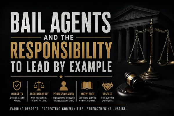 Bail Agents and the Responsibility to Lead by Example
