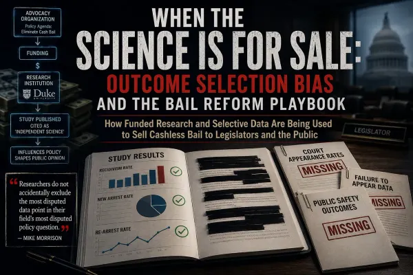 When the Science Is for Sale: Outcome Selection Bias and the Bail Reform Playbook