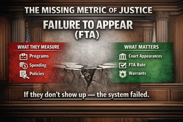 The Missing Metric of Justice: Why Failure to Appear Data Defines Accountability