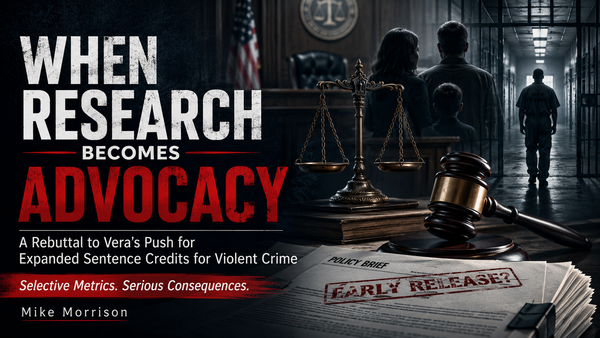 Rebuttal: The Vera Institute's Earned-Time Survey Is Advocacy, Not Analysis