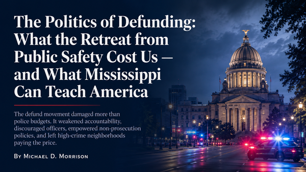 The Politics of Defunding: What the Retreat from Public Safety Cost Us — and What Mississippi Can Teach America