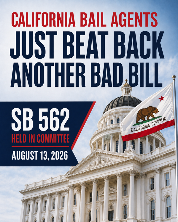 California Bail Agents Just Beat Back Another Bad Bill