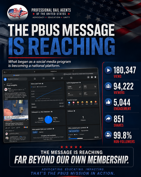 PBUS Is Building a National Voice for Professional Bail