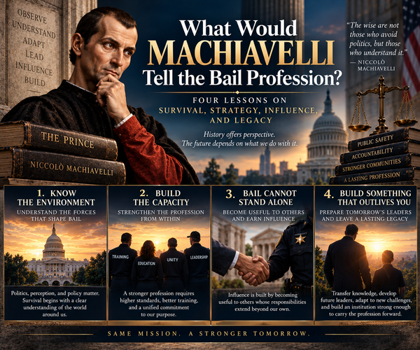 What Would Machiavelli Tell the Bail Profession? Four Lessons on Survival, Strategy, Influence, and Legacy