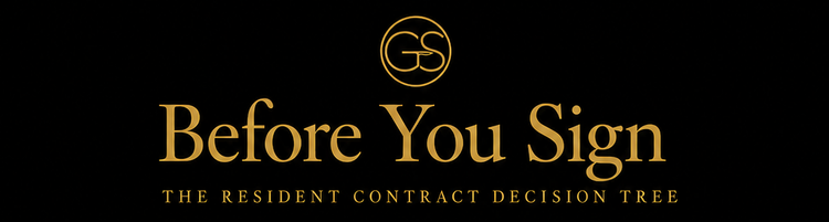 Before You Sign — The Resident Contract Decision Tree, a Golden Scalpel Resident Corner guide.