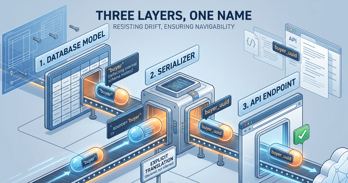 Naming is not a style preference. It is a schema.