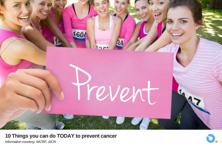 10 Things you can do TODAY to prevent cancer