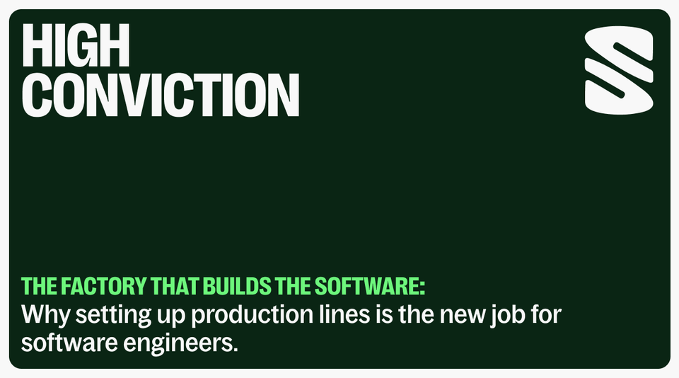 The Factory That Builds The Software: Why setting up production lines is the new job for software engineers.