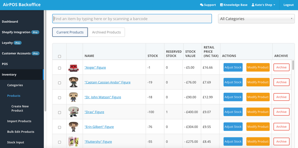 How to Archive Multiple Items in the Backoffice