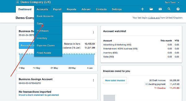 How to View your Draft Invoices in Xero