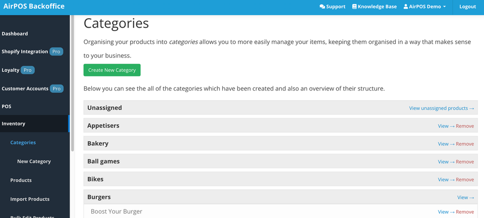 How to Create Categories and Subcategories for Your Products in the Backoffice