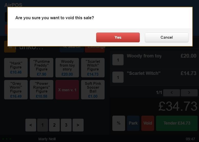 How to Void a Transaction