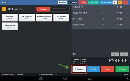 How to Discount the Whole Transaction